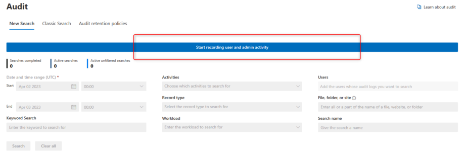 How to enable Microsoft 365 audit log - IT Support Camp