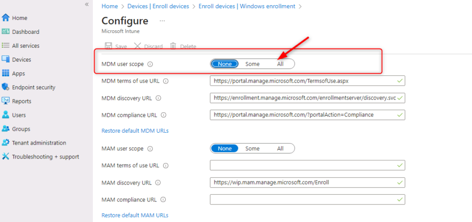 How to enable Windows Automatic Enrollment using Intune - IT Support Camp